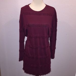 Zara Casual Fringe Dress